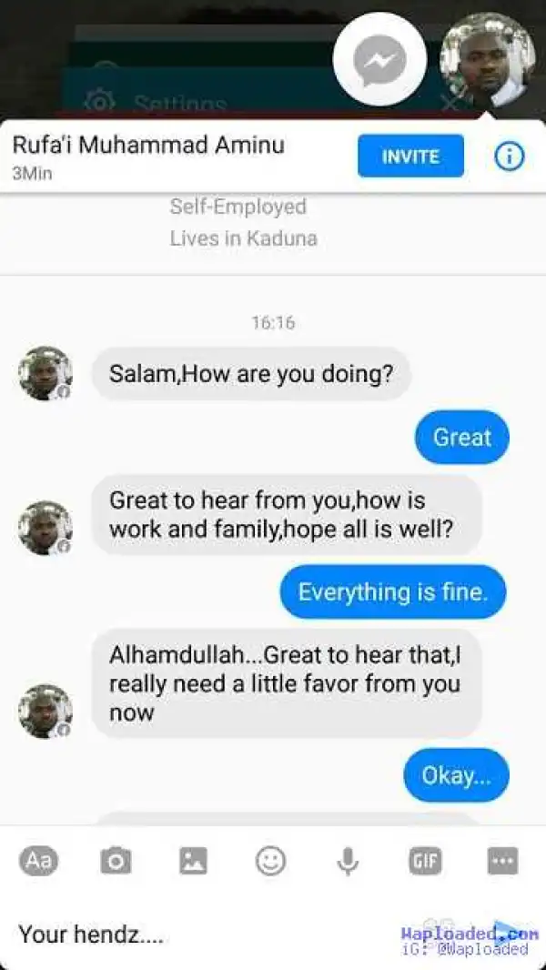 Checkout This Hilarious Convo Between a Scammer and A Maga (Photos)